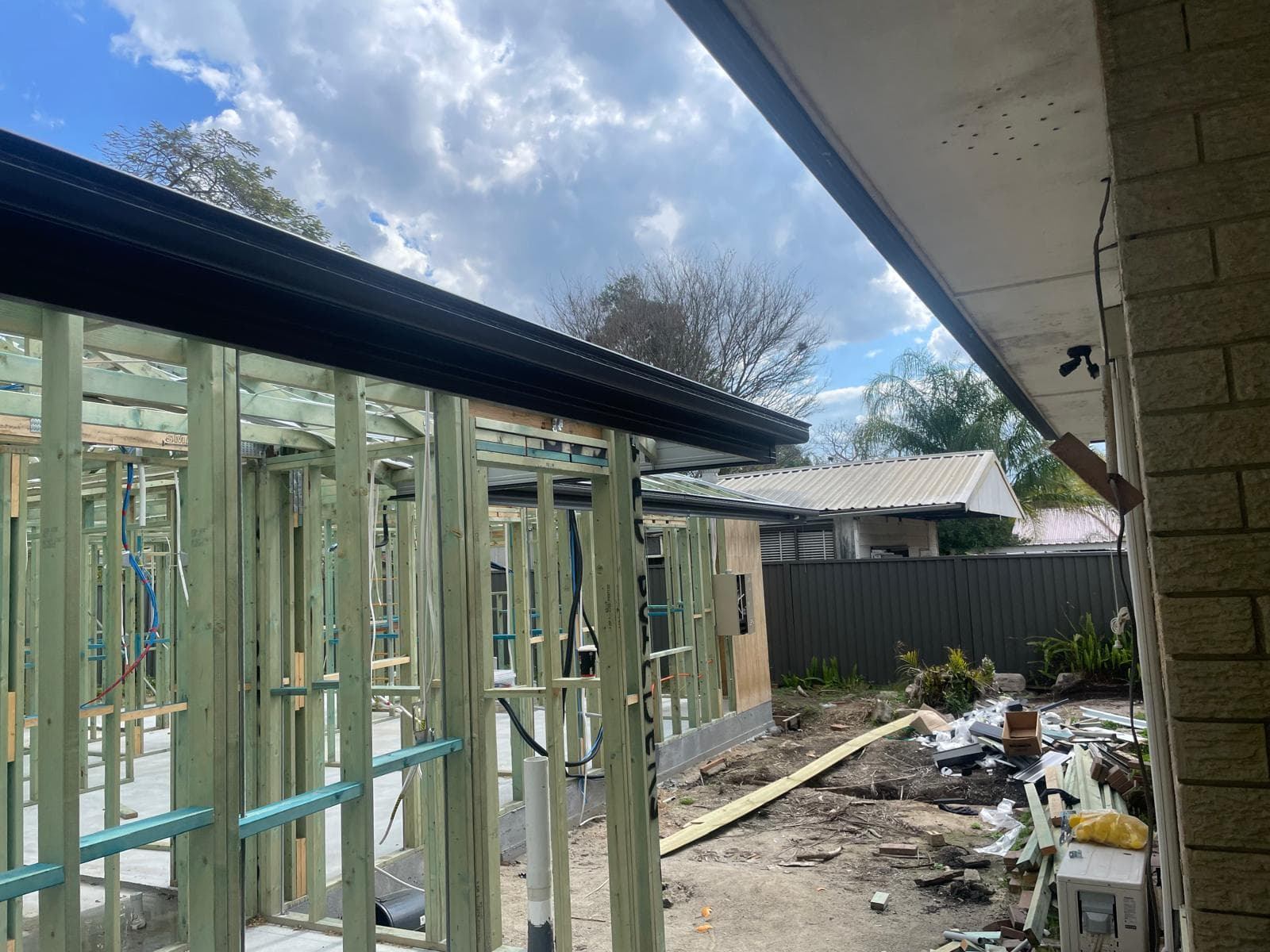 Completed fascia and gutter work in Runcorn Brisbane demonstrating quality roofing services by experienced Brisbane roofers