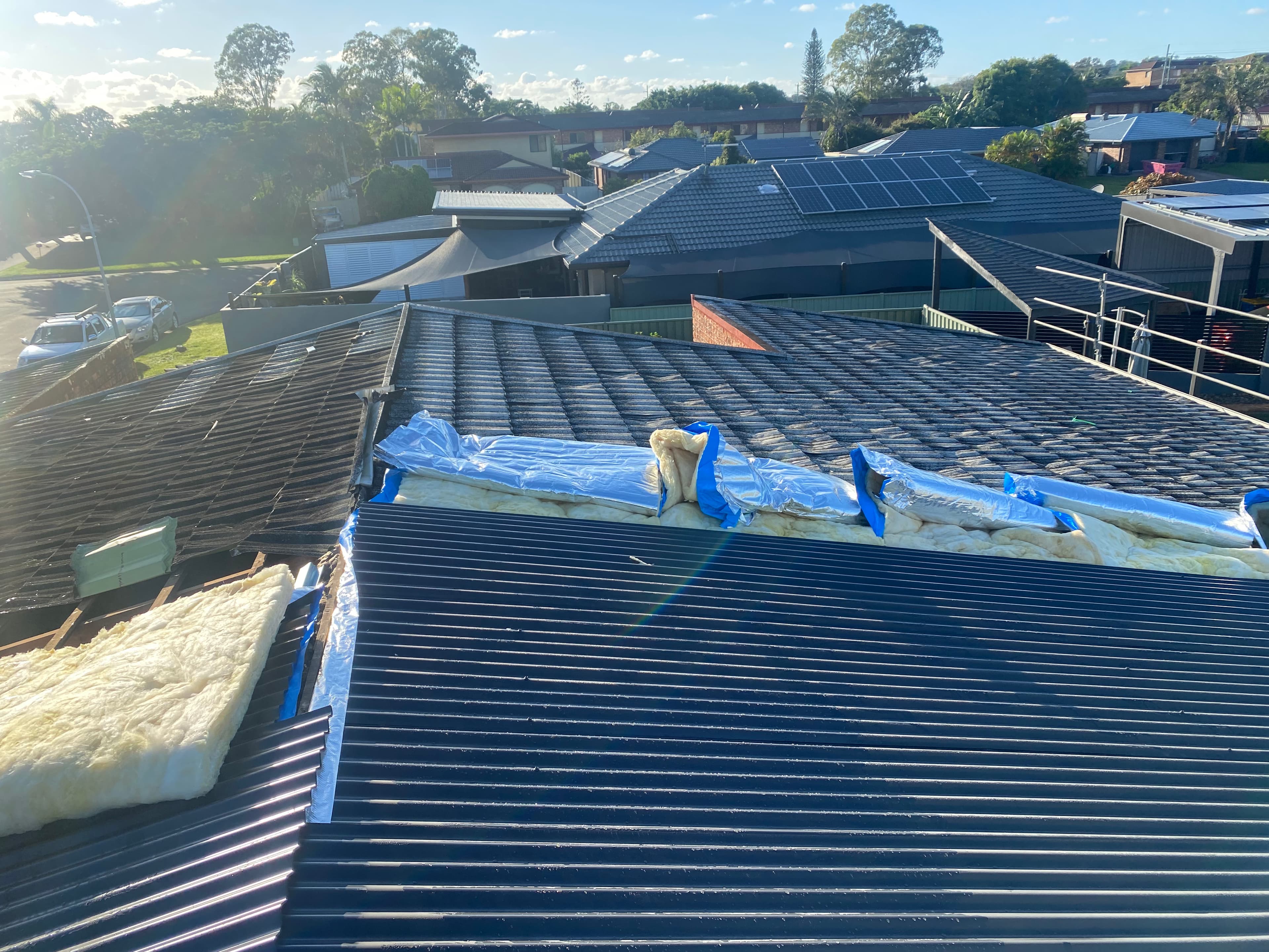 Colorbond metal roofing project in Robina, Gold Coast