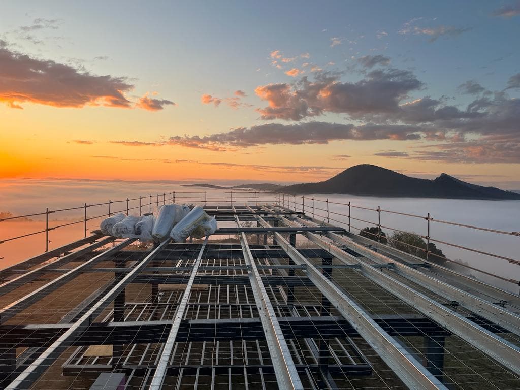 Complete new roof installation in Bunburra Brisbane featuring modern metal roofing materials installed by certified CBMR roofing contractors